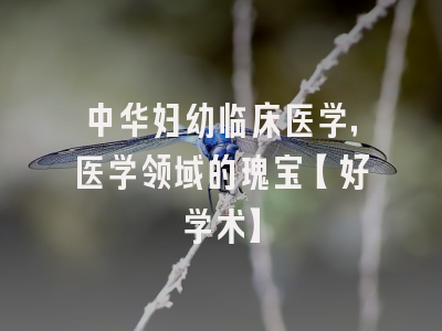 中华妇幼临床医学，医学领域的瑰宝【好学术】