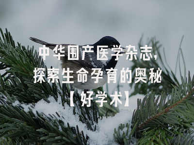 中华围产医学杂志，探索生命孕育的奥秘【好学术】