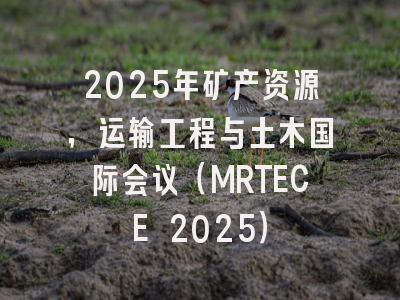 2025年矿产资源，运输工程与土木国际会议（MRTECE 2025）