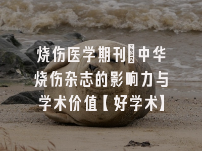 烧伤医学期刊：中华烧伤杂志的影响力与学术价值【好学术】