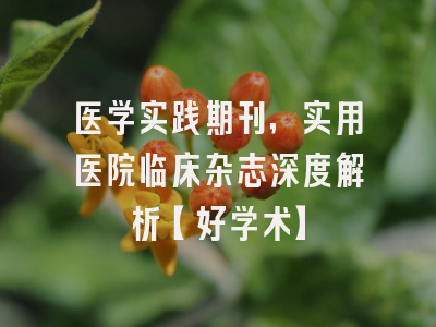 医学实践期刊，实用医院临床杂志深度解析【好学术】