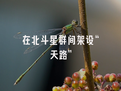 在北斗星群间架设“天路”
