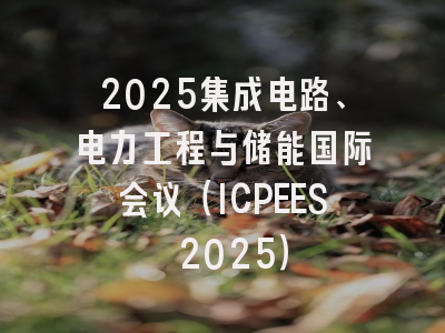2025集成电路、电力工程与储能国际会议(ICPEES 2025)