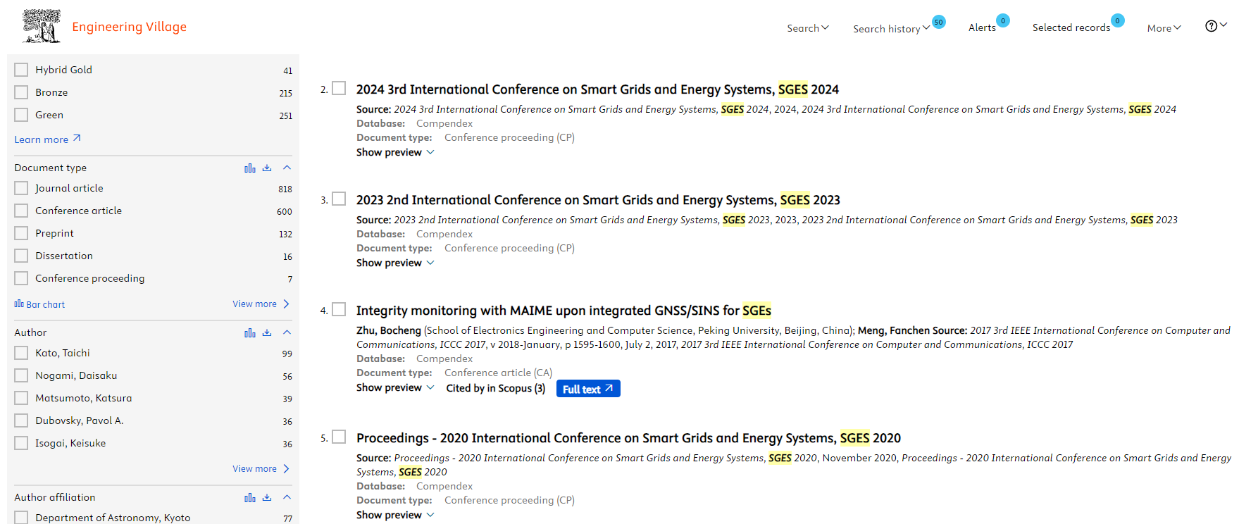 第四届智能电网与能源系统国际学术会议（SGES 2025）