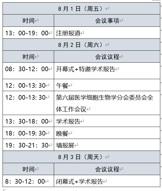 2025年全国医学细胞生物学学术大会