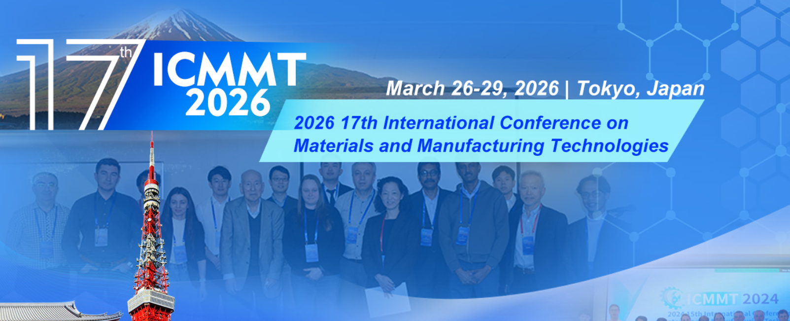 2026年第十七届材料与制造技术国际会议 (ICMMT 2026)