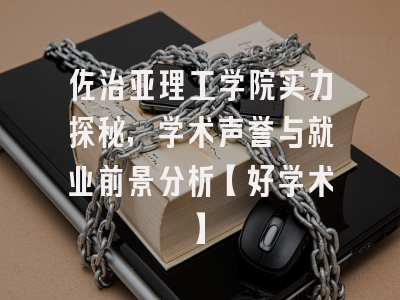 佐治亚理工学院实力探秘,学术声誉与就业前景分析【好学术】
