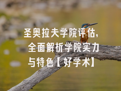 圣奥拉夫学院评估, 全面解析学院实力与特色【好学术】