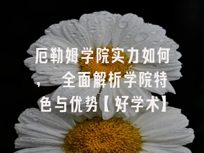 厄勒姆学院实力如何, 全面解析学院特色与优势【好学术】