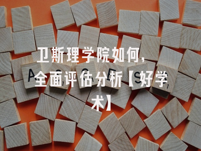 卫斯理学院如何, 全面评估分析【好学术】