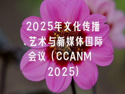 2025年文化传播、艺术与新媒体国际会议（CCANM 2025）