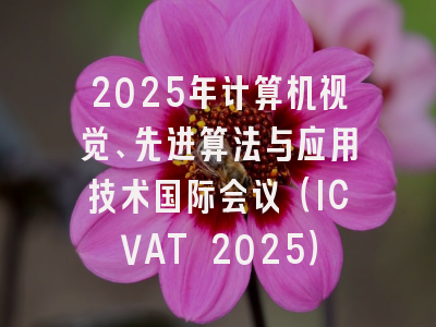 2025年计算机视觉、先进算法与应用技术国际会议（ICVAT 2025）