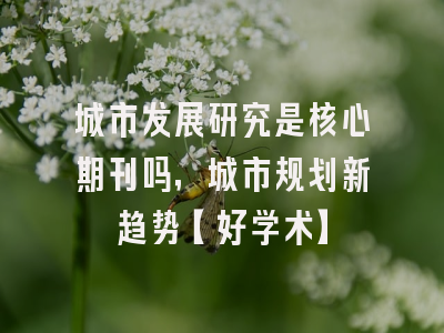 城市发展研究是核心期刊吗，城市规划新趋势【好学术】