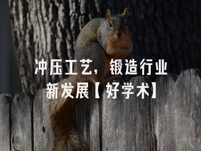 冲压工艺，锻造行业新发展【好学术】