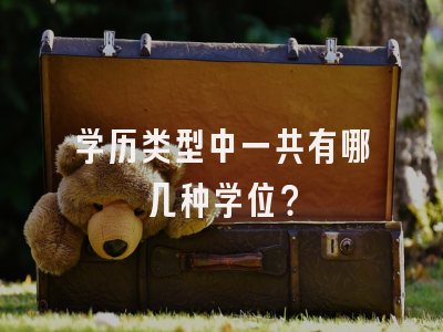 学历类型中一共有哪几种学位？