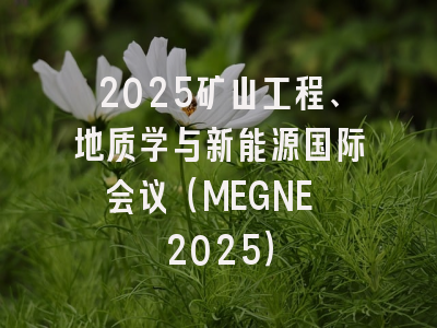 2025矿山工程、地质学与新能源国际会议（MEGNE 2025）