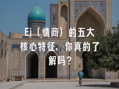 Ei（情商）的五大核心特征，你真的了解吗？