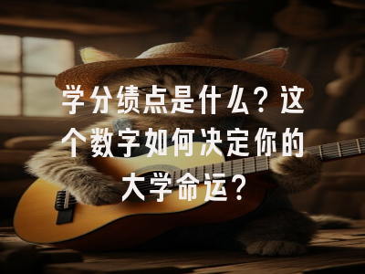 学分绩点是什么？这个数字如何决定你的大学命运？
