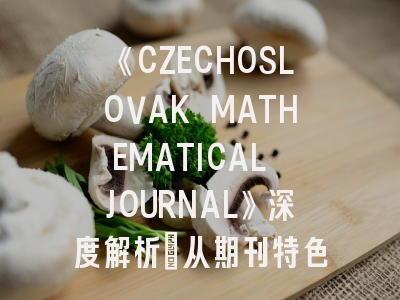 《CZECHOSLOVAK MATHEMATICAL JOURNAL》深度解析：从期刊特色到成功投稿的完整指南