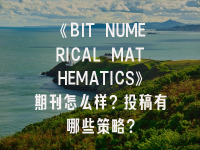 《BIT NUMERICAL MATHEMATICS》期刊怎么样？投稿有哪些策略？