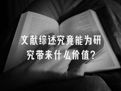 文献综述究竟能为研究带来什么价值？