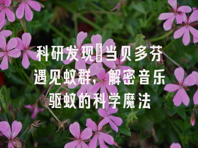 科研发现：当贝多芬遇见蚊群，解密音乐驱蚊的科学魔法