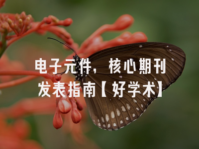电子元件，核心期刊发表指南【好学术】