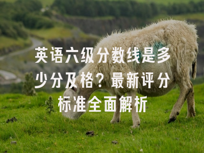 英语六级分数线是多少分及格？最新评分标准全面解析