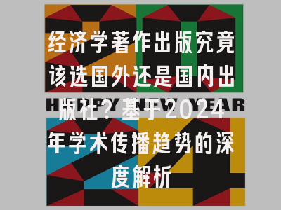 经济学著作出版究竟该选国外还是国内出版社？基于2024年学术传播趋势的深度解析