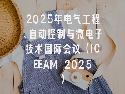 2025年电气工程、自动控制与微电子技术国际会议（ICEEAM 2025）