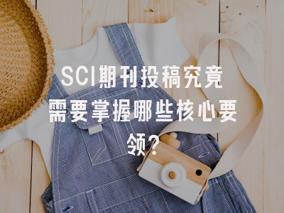 SCI期刊投稿究竟需要掌握哪些核心要领？