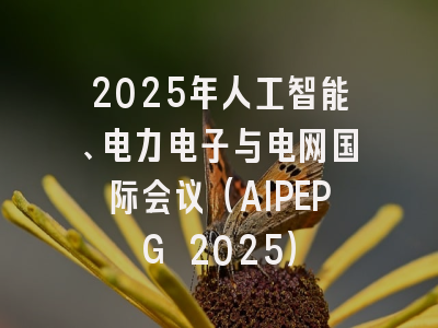 2025年人工智能、电力电子与电网国际会议（AIPEPG 2025）
