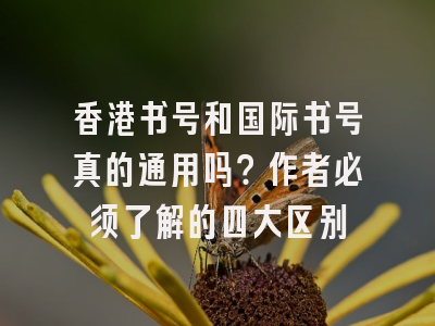 香港书号和国际书号真的通用吗？作者必须了解的四大区别