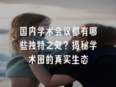 国内学术会议都有哪些独特之处？揭秘学术圈的真实生态