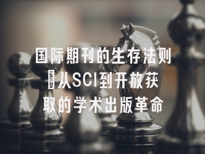国际期刊的生存法则：从SCI到开放获取的学术出版革命