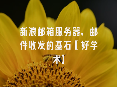 新浪邮箱服务器，邮件收发的基石【好学术】