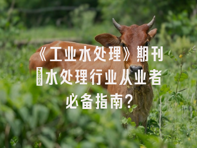 《工业水处理》期刊：水处理行业从业者必备指南？