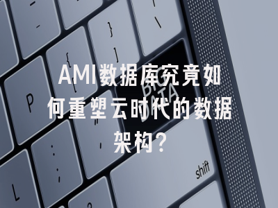 AMI数据库究竟如何重塑云时代的数据架构？