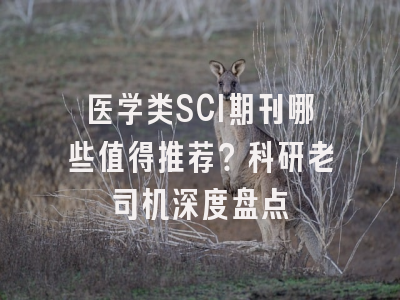 医学类SCI期刊哪些值得推荐？科研老司机深度盘点