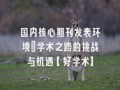 国内核心期刊发表环境：学术之路的挑战与机遇【好学术】