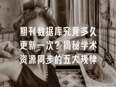 期刊数据库究竟多久更新一次？揭秘学术资源同步的五大规律
