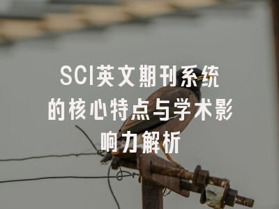 SCI英文期刊系统的核心特点与学术影响力解析