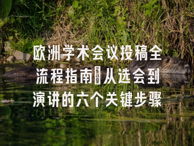 欧洲学术会议投稿全流程指南：从选会到演讲的六个关键步骤