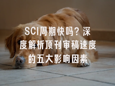 SCI周期快吗？深度解析顶刊审稿速度的五大影响因素