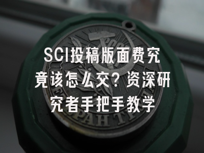SCI投稿版面费究竟该怎么交？资深研究者手把手教学