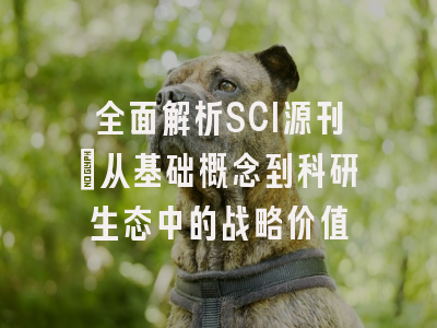 全面解析SCI源刊：从基础概念到科研生态中的战略价值
