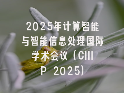 2025年计算智能与智能信息处理国际学术会议（CIIIP 2025）