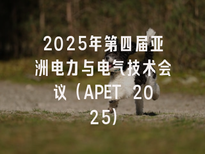 2025年第四届亚洲电力与电气技术会议（APET 2025）