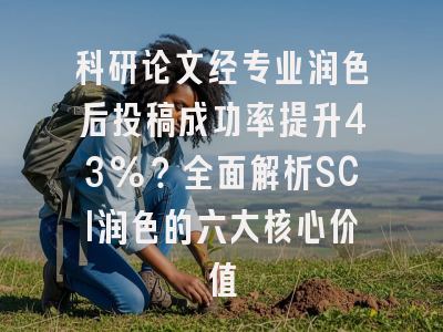 科研论文经专业润色后投稿成功率提升43%？全面解析SCI润色的六大核心价值