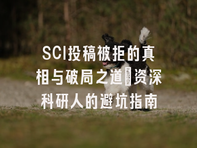 SCI投稿被拒的真相与破局之道：资深科研人的避坑指南